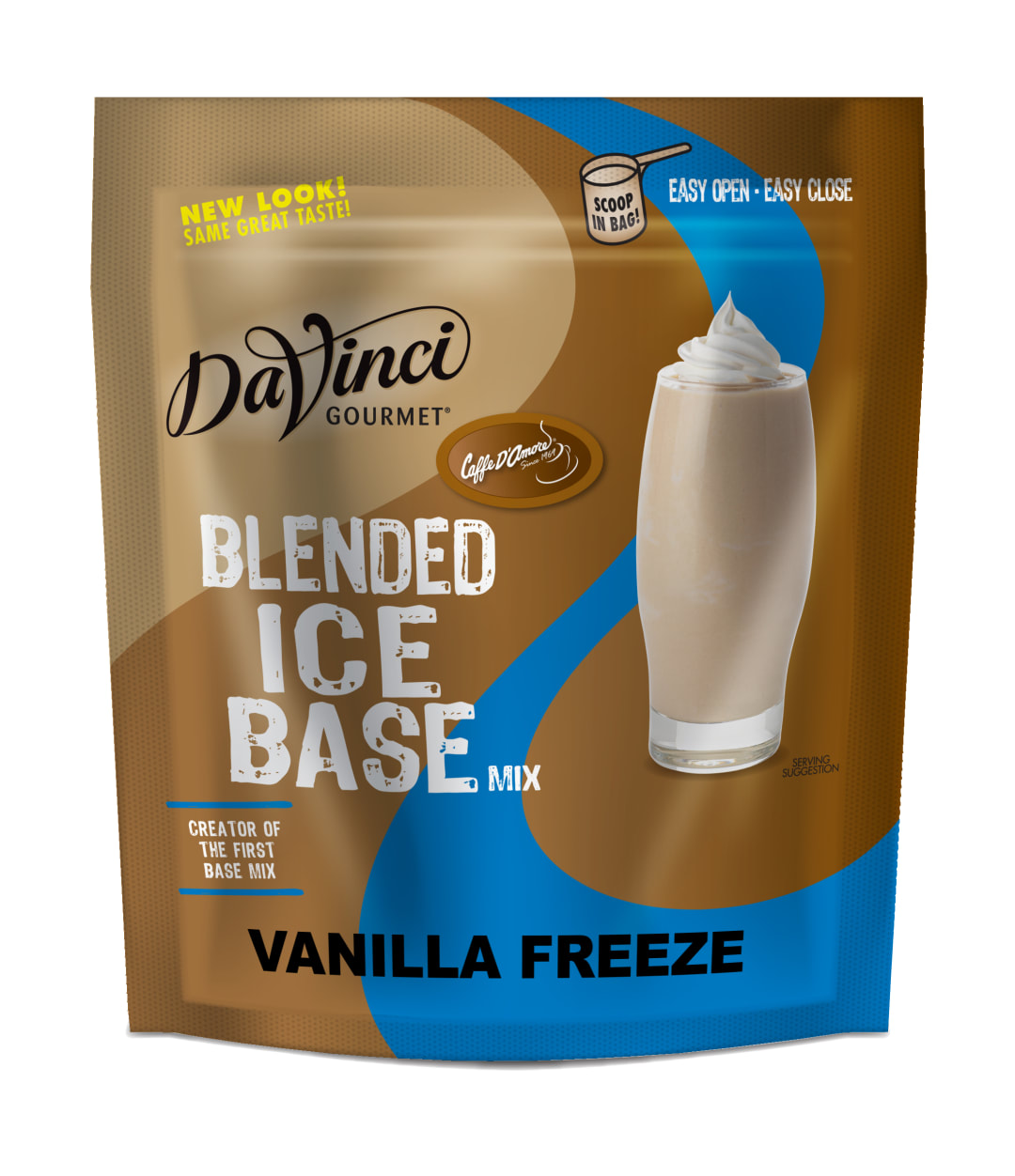 DaVinci Gourmet Vanilla Freeze Base Mix, 5 x 3 lb