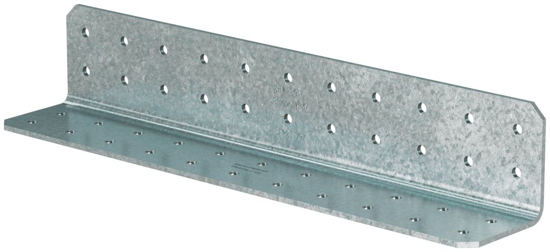 Simpson Strong-Tie RCA2211/97-R30 RCA 2 in. x 2 in. x 11 in. 12-Gauge Galvanized Rigid Connector Angle (30-Qty)