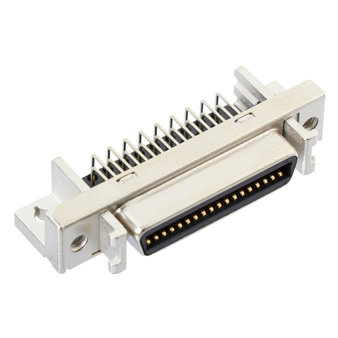 3M™ 10236-5212 PL, MDR Buchsenstecker, 90° abgewinkelt, 36-pol, 102 Serie, 1,27 mm, 0,20 µm Au