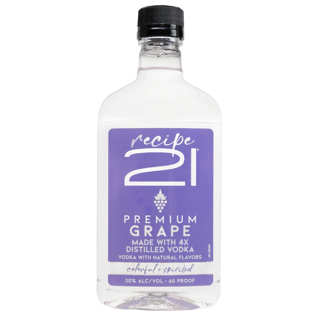 Recipe 21 Grape Vodka 375ml 60 Proof