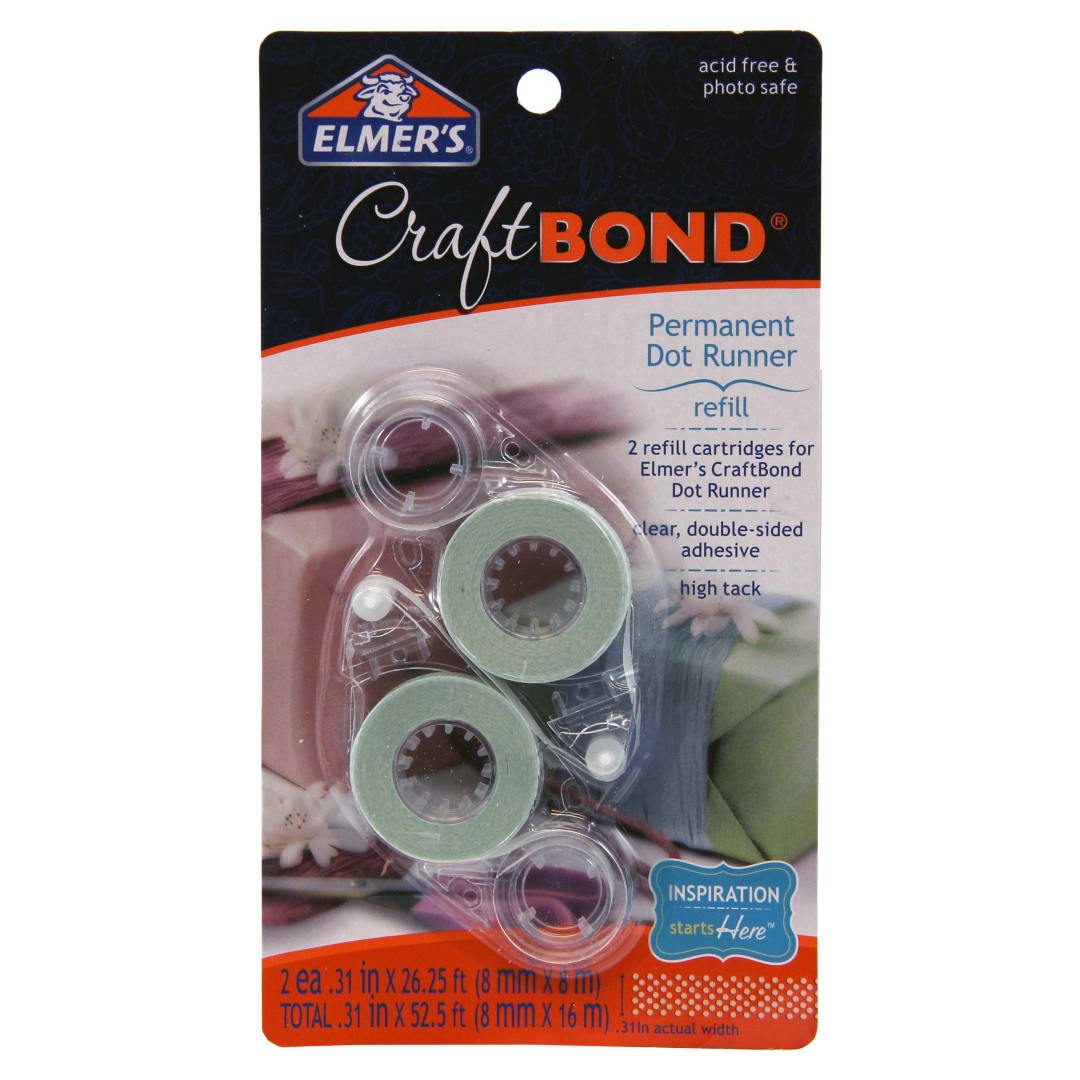 ECB DOT RUNNER PERMANENT REFILL 2PK