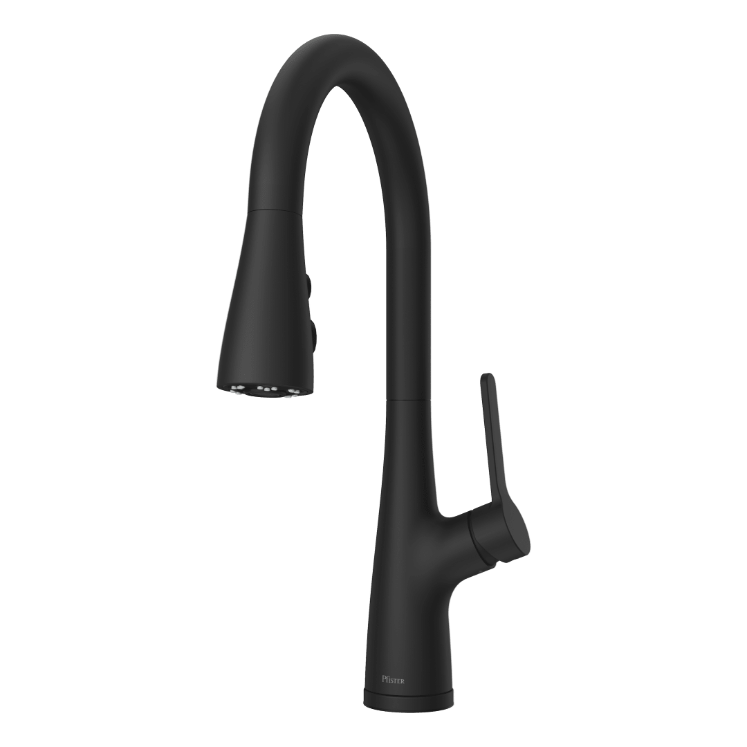 Neera Pull-Down Kitchen Faucet in Matte Black