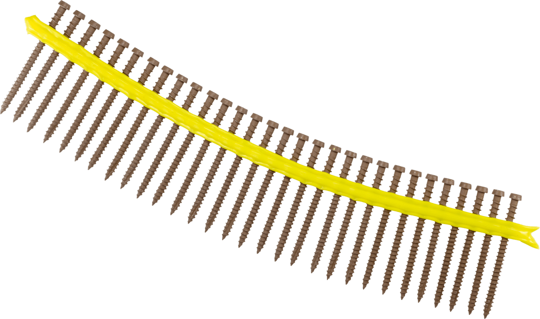Simpson Strong-Tie DCU234SBR05 Deck-Drive™ DCU COMPOSITE Screw (Collated) — #10 x 2-3/4 in. Quik Guard® Brown 05 (1000-Qty)