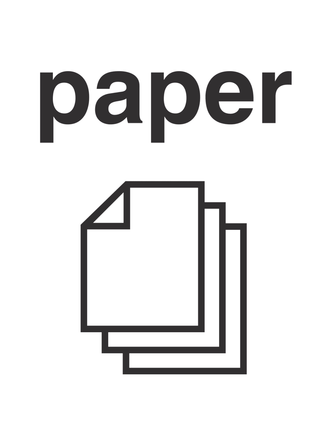  VANTAGE - Label - Paper - Black
