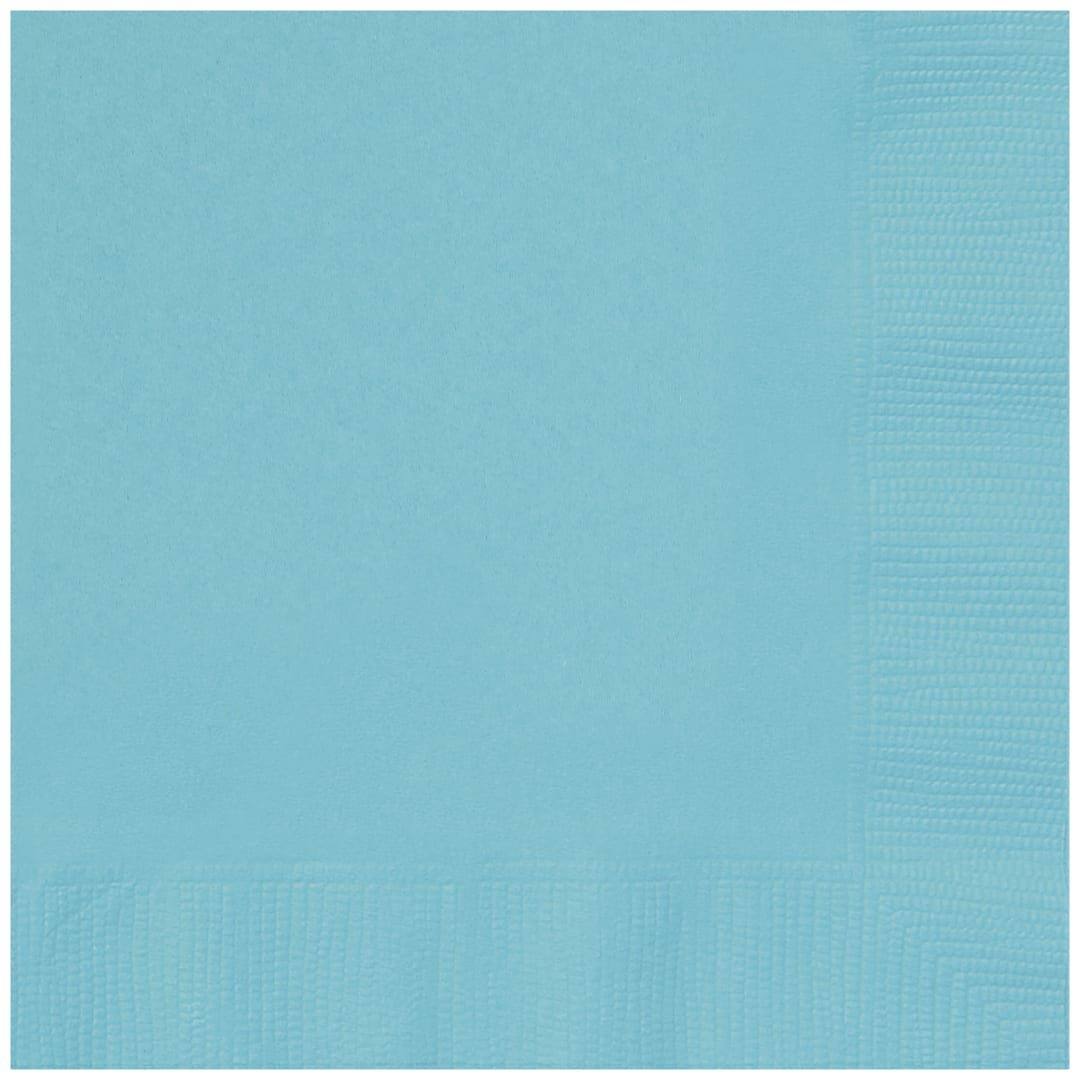 Terrific Teal Solid Luncheon Napkins, 100ct