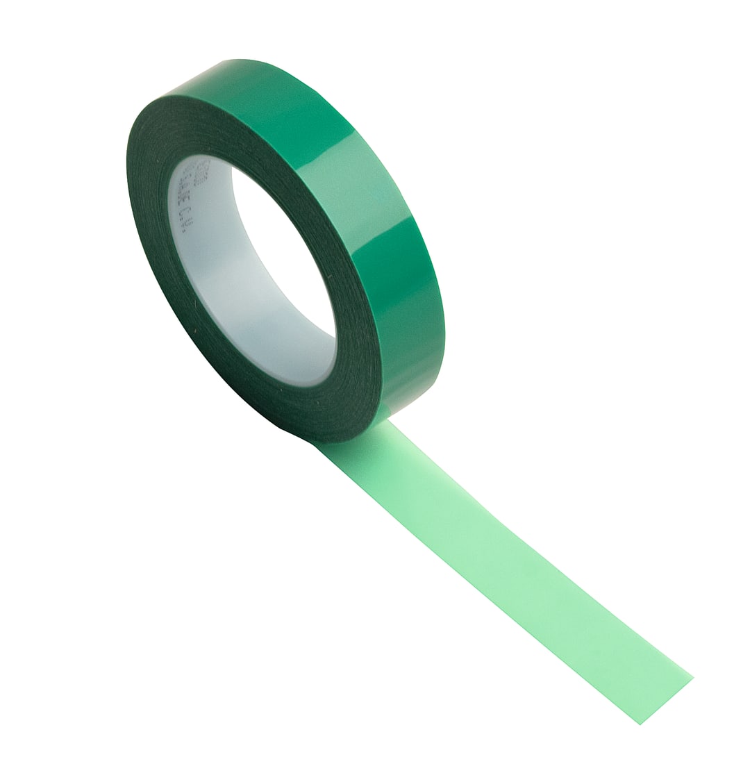 3M™ 851 Hochtemperatur Polyester Klebeband, Grün, 1219,2 mm x 66 m, 101,6 µm