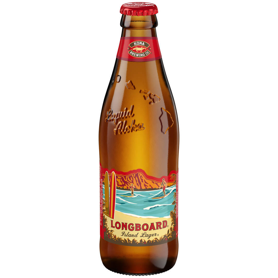 Kona Longboard Island Lager Beer 12 fl oz Bottle