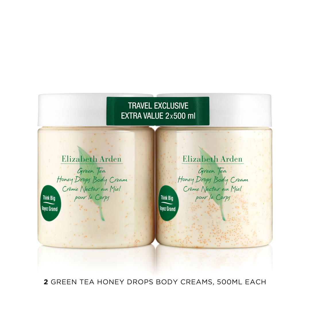 Travel Exclusive Green Tea Honey Drops Body Cream Mega Size Duo Set