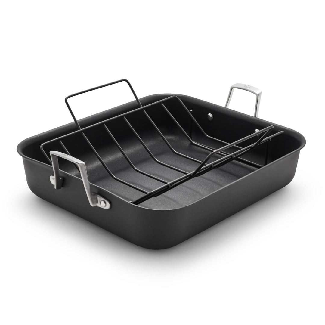 Calphalon® Premier™ Hard-Anodized Nonstick 16-Inch Roasting Pan with Rack