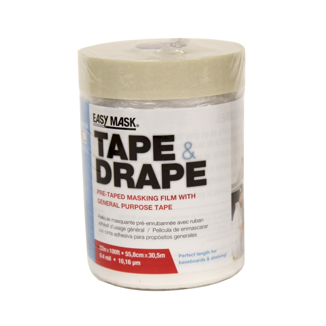 Easy Mask Tape & Drape® with General Purpose Tape 22" x 100'