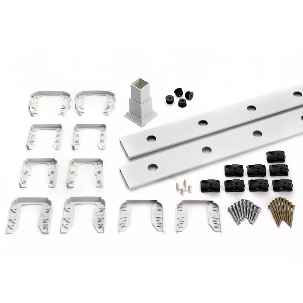 6-ft Transcend Accessory Infill Kit for Round Aluminum Balusters-Stair-Classic White
