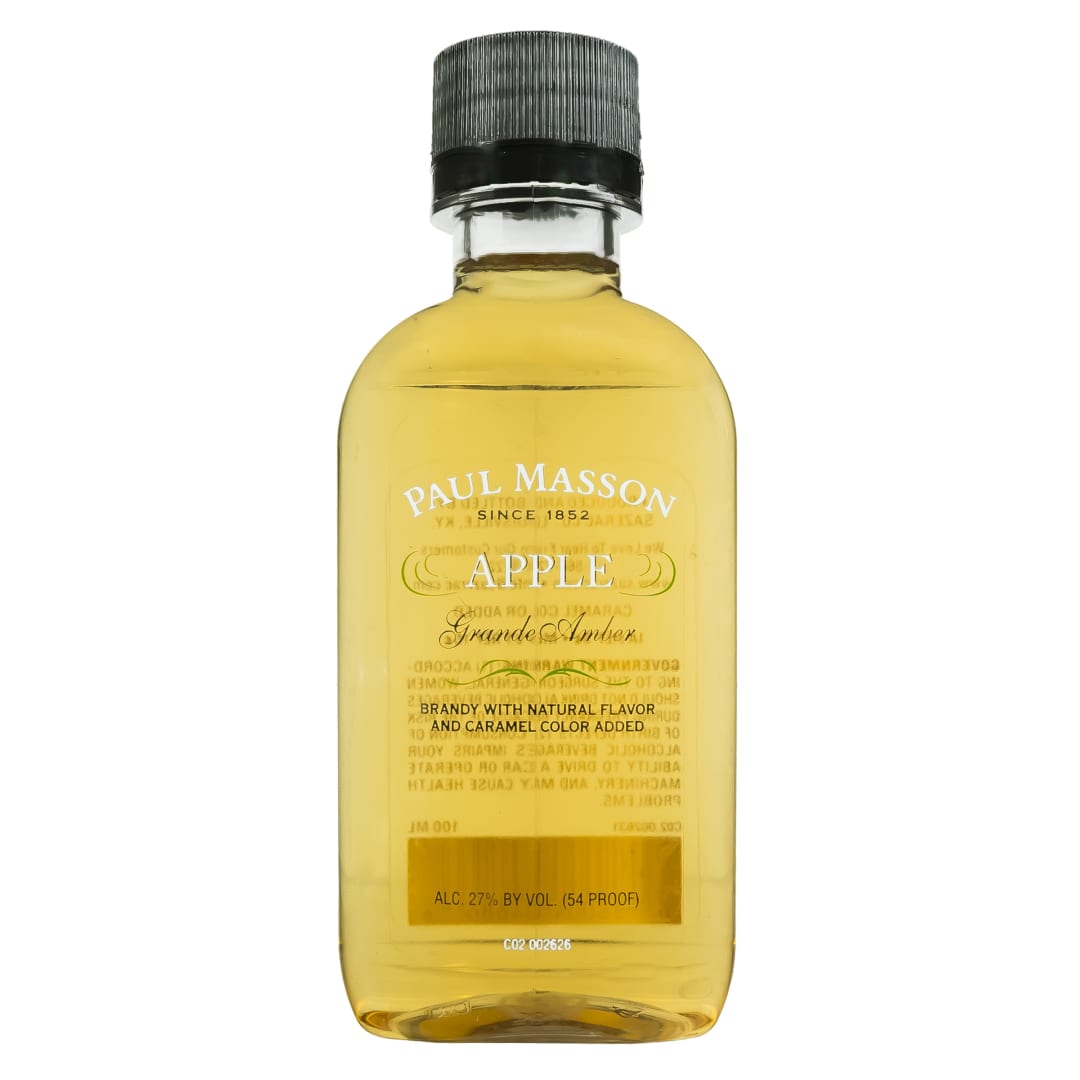 Paul Masson Grande Amber Apple Brandy 12Pk 100ml 54 Proof