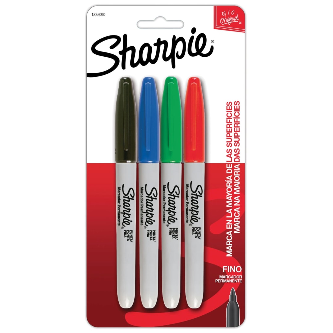 LA PM SHARPIE FINE ASST BASIC CD4