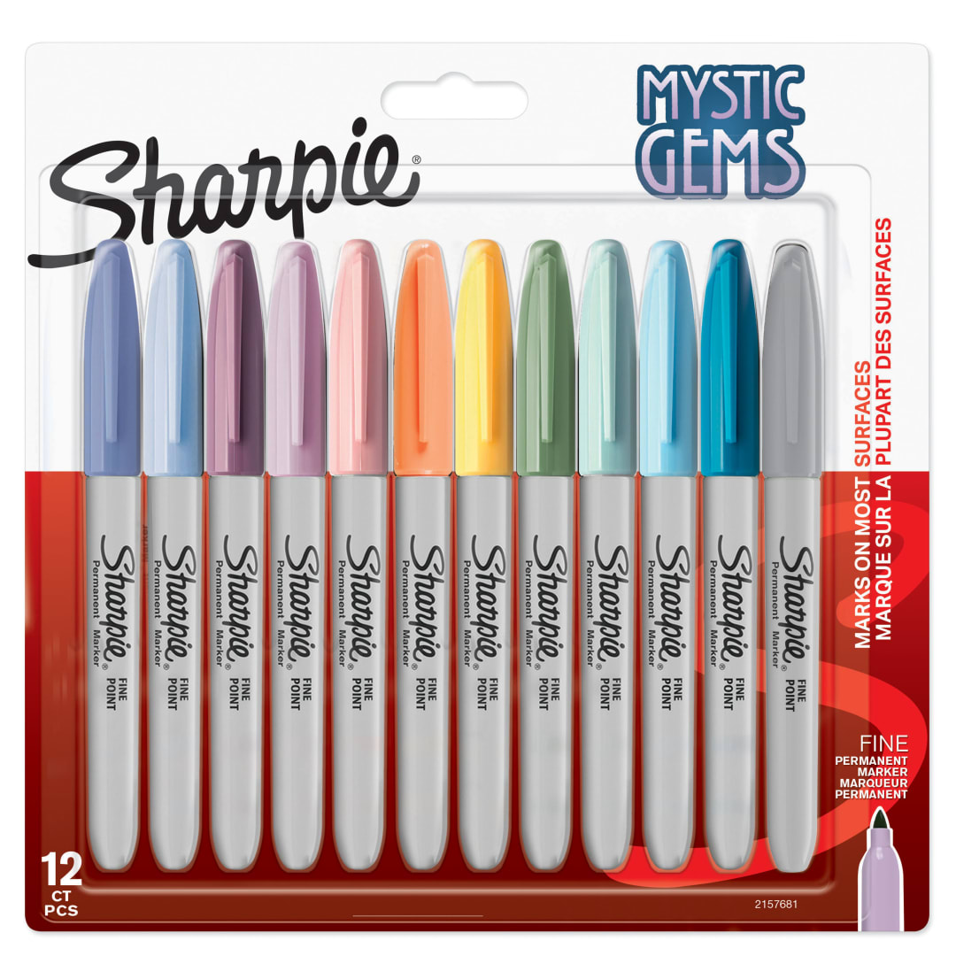 SHARPIE F PMKR MYST ASST BL12 PEA