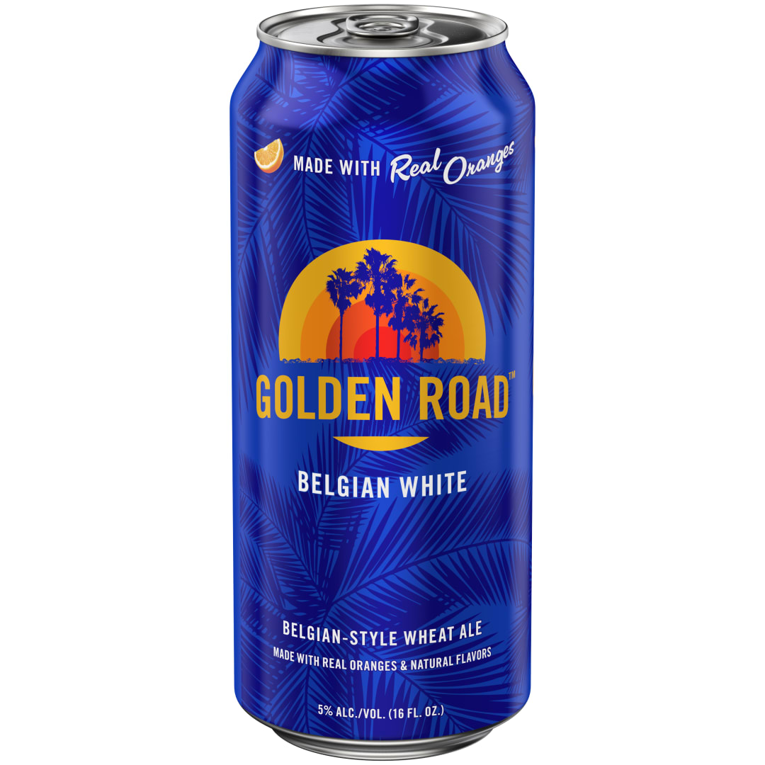 Golden Road Belgian-Style Wheat Ale Belgian White Beer 16 fl oz