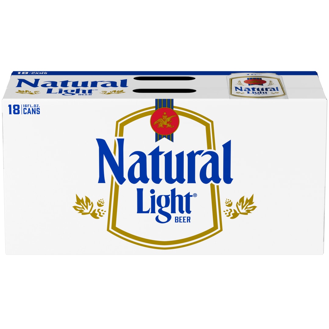 Natural Light Beer, 18 Pack 16 fl. oz. Cans, 4.2% ABV