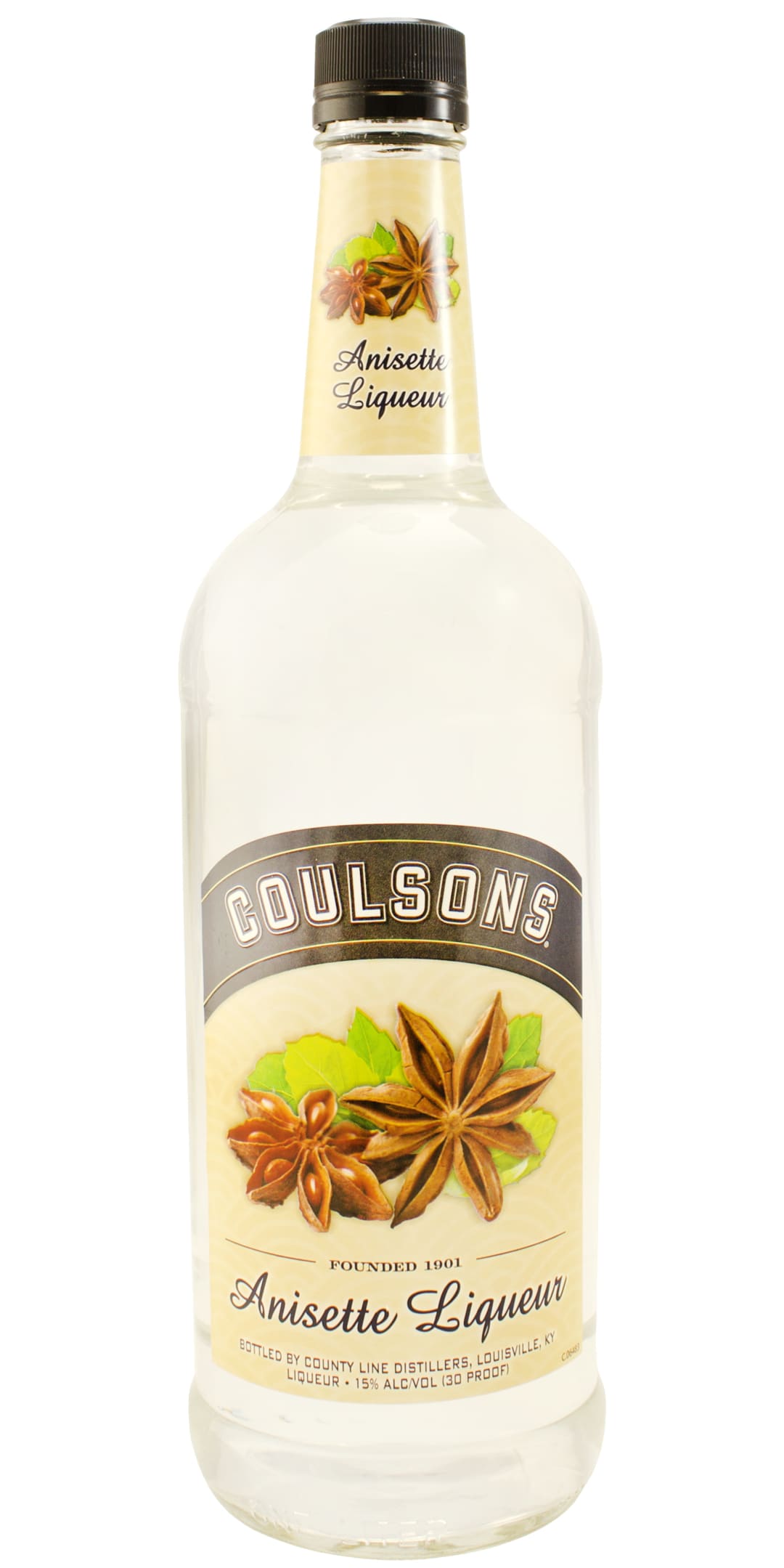 Coulsons Anisette Liqueur 1l 30 Proof