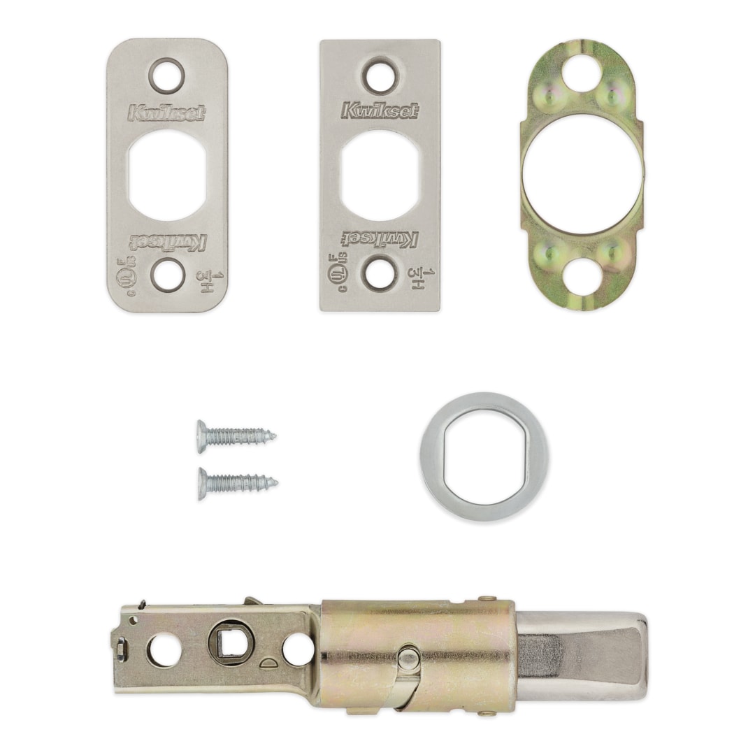 6-Way Adjustable FD Deadbolt Latch for Satin Nickel Finish