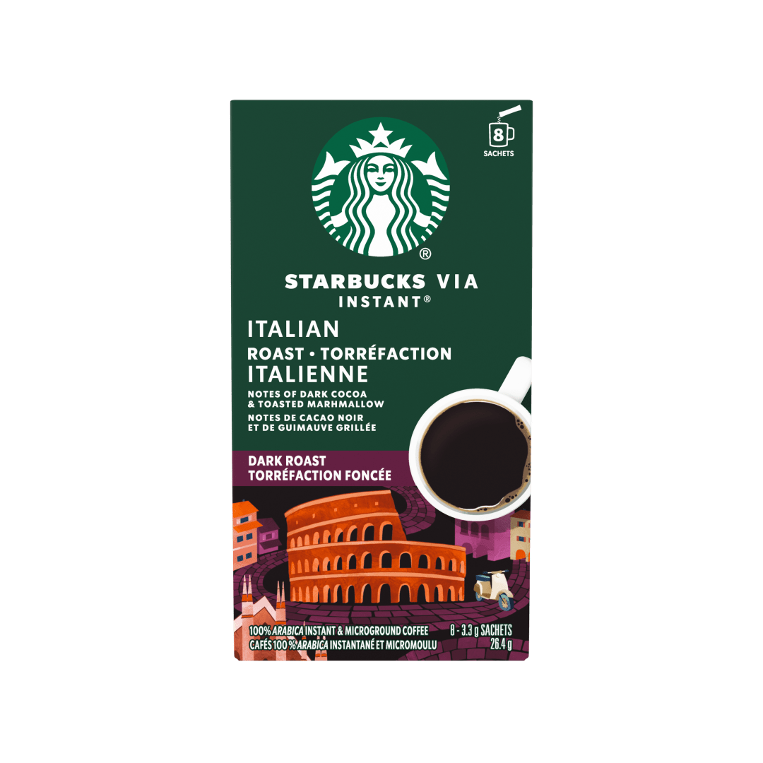 SBUX VIA Italian Roast 12x8ct CA