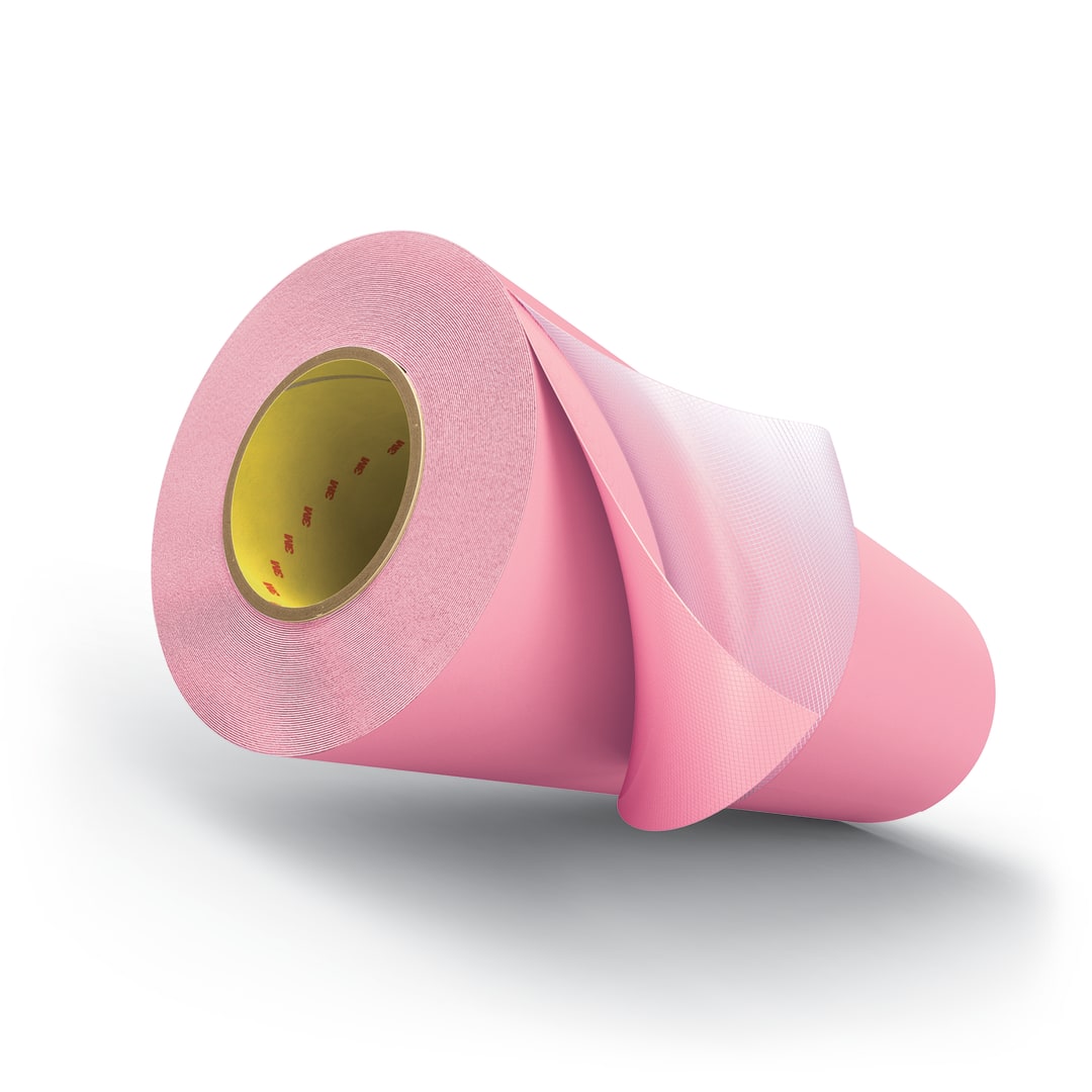 3M™ Cushion-Mount™ Plus Klişe Montaj Bandı E1915, Pembe, 1372 mm x 33 m, 0.38 mm