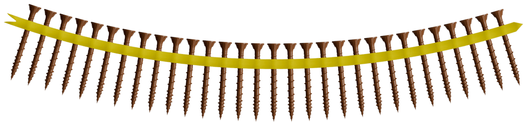 Simpson Strong-Tie DSVR2S Deck-Drive™ DSV WOOD Screw (Collated) — #10 x 2 in. T25 6-Lobe, Red (1500-Qty) (Pack of 100)
