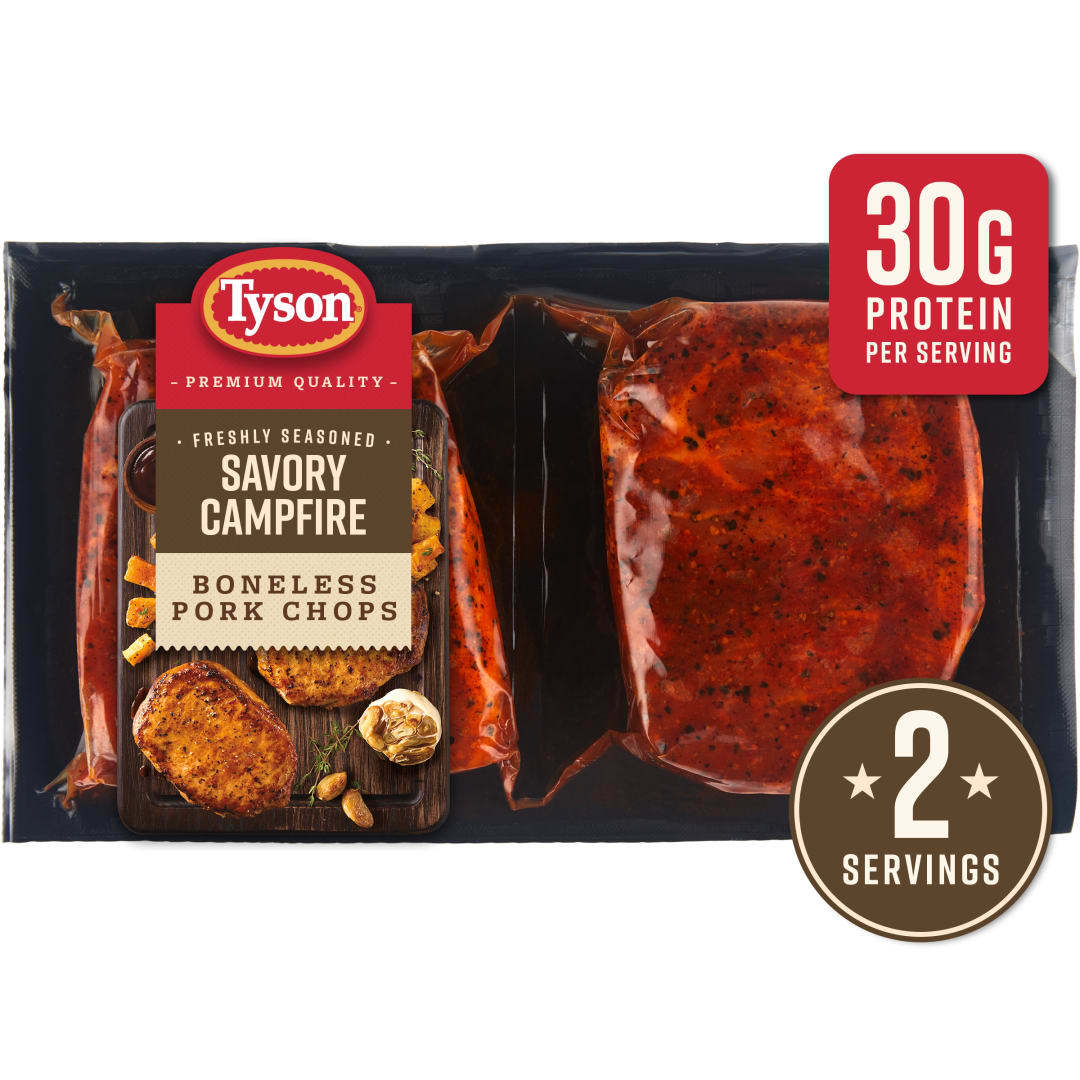 Tyson® Pork Chops, Savory Campfire