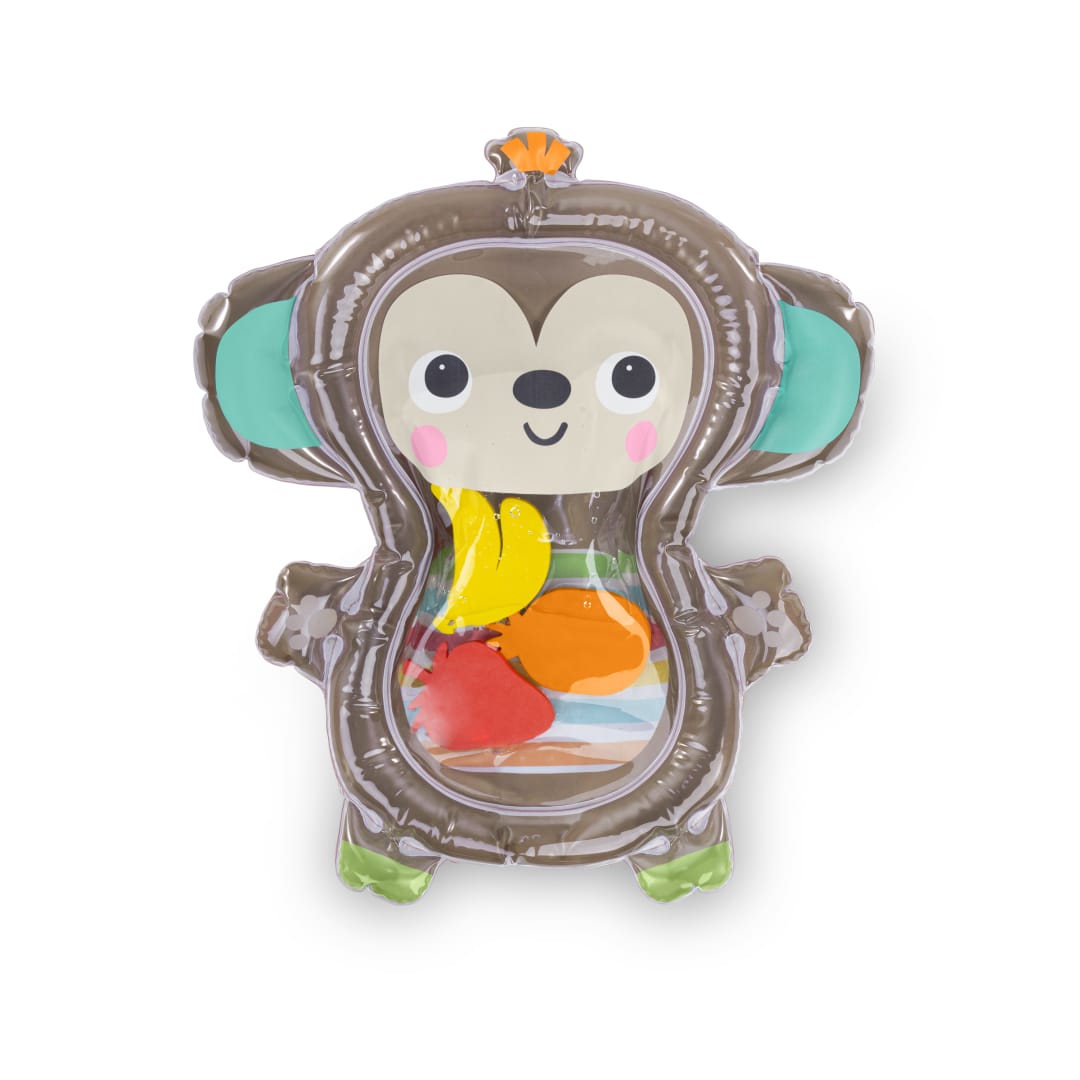 Bright Starts™ Hungry Monkey™ Tummy Time ウォーターマット、新生児から