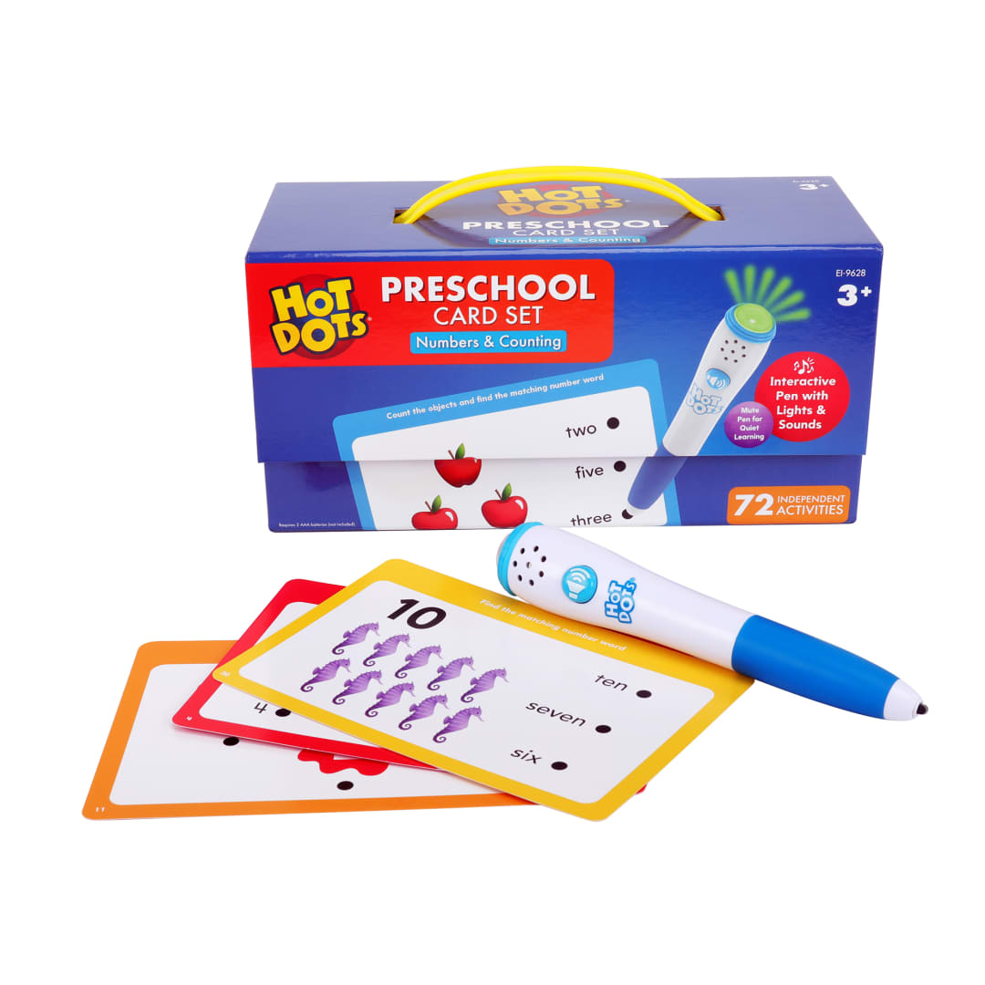 Hot Dots® Preschool Card Set: Numbers & Count