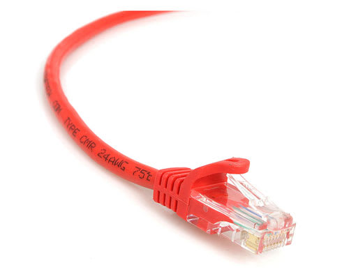 *D*1FT RED CATEGORY 5E PATCH CABLE