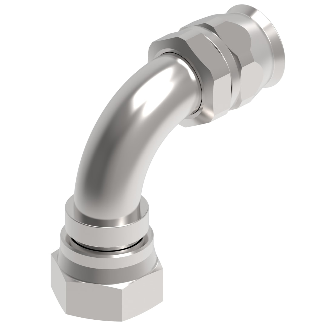 Aeroquip 1 1/4 FJIC Swivel 90deg X 1 1/4 Teflon Hose