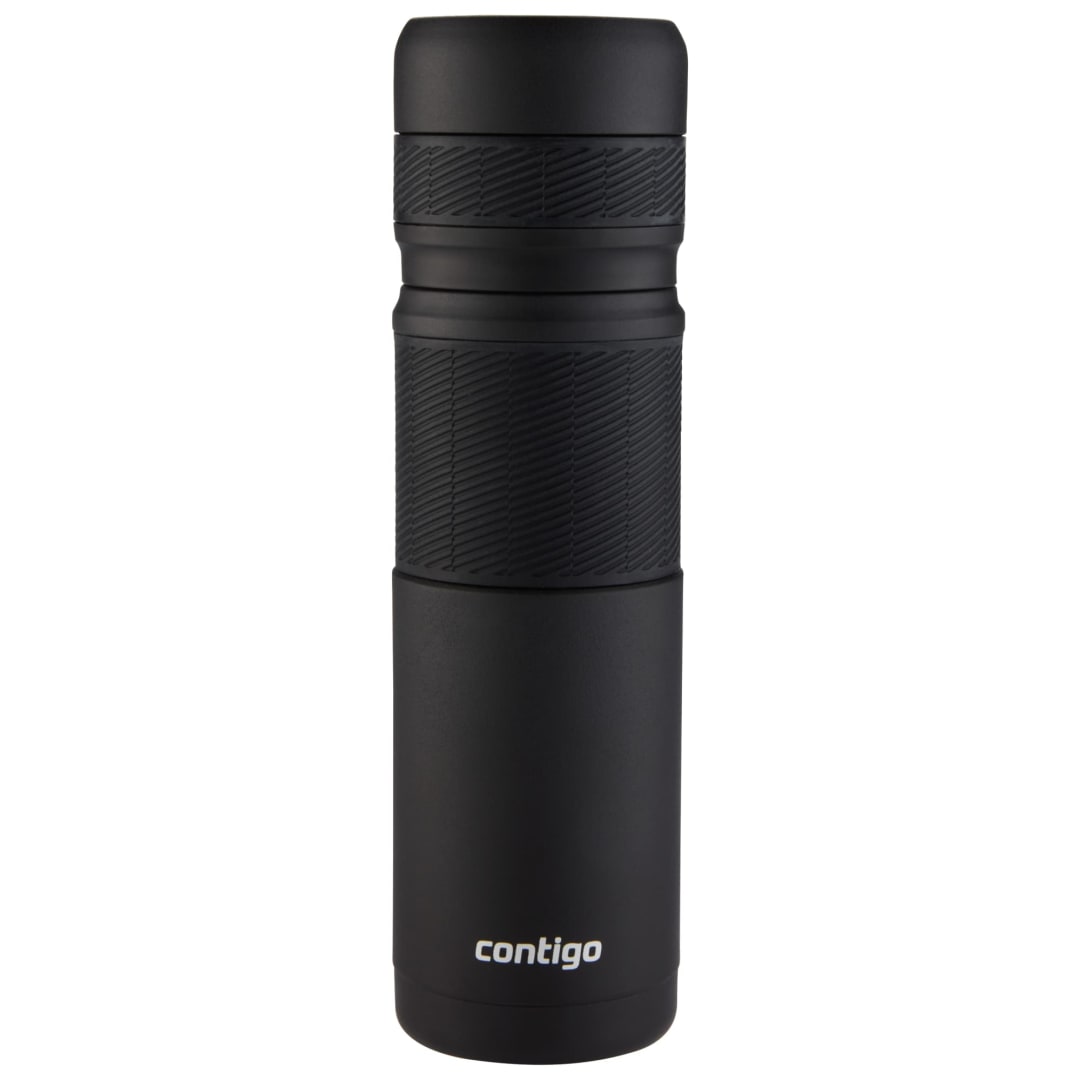 Contigo® Thermal Bottle Thermalock Travel Mug, Stainless Steel Thermal Mug, Vacuum Flask, Leakproof, BPA-Free, Matte Black, 740ml.