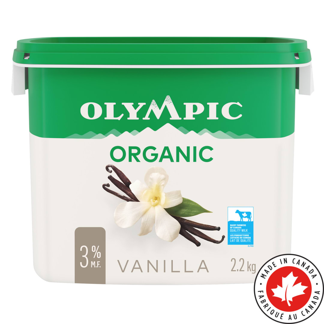 Olympic Organic Yogurt Vanilla 3%, 2.2kg