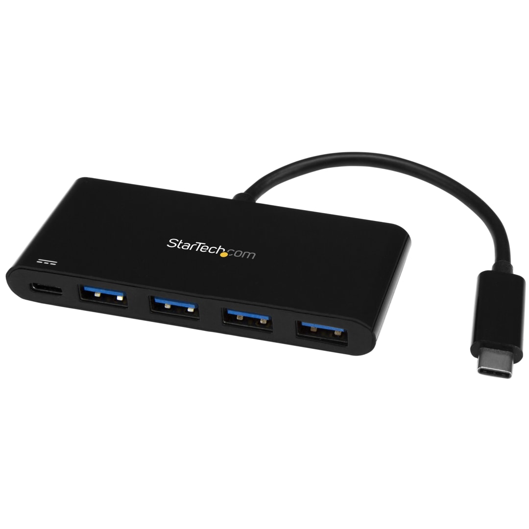 4-Port USB 5Gbps Hub with PD - USB-C to 4x USB-A