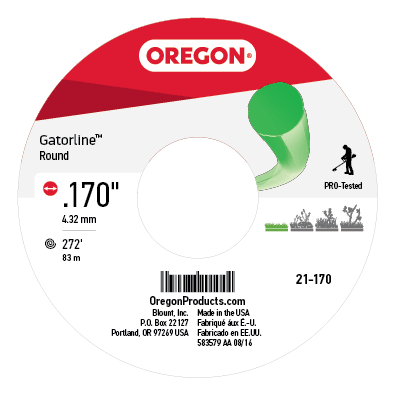 Oregon Gatorline Round Trimmer Line, .170 in. by 272 FT