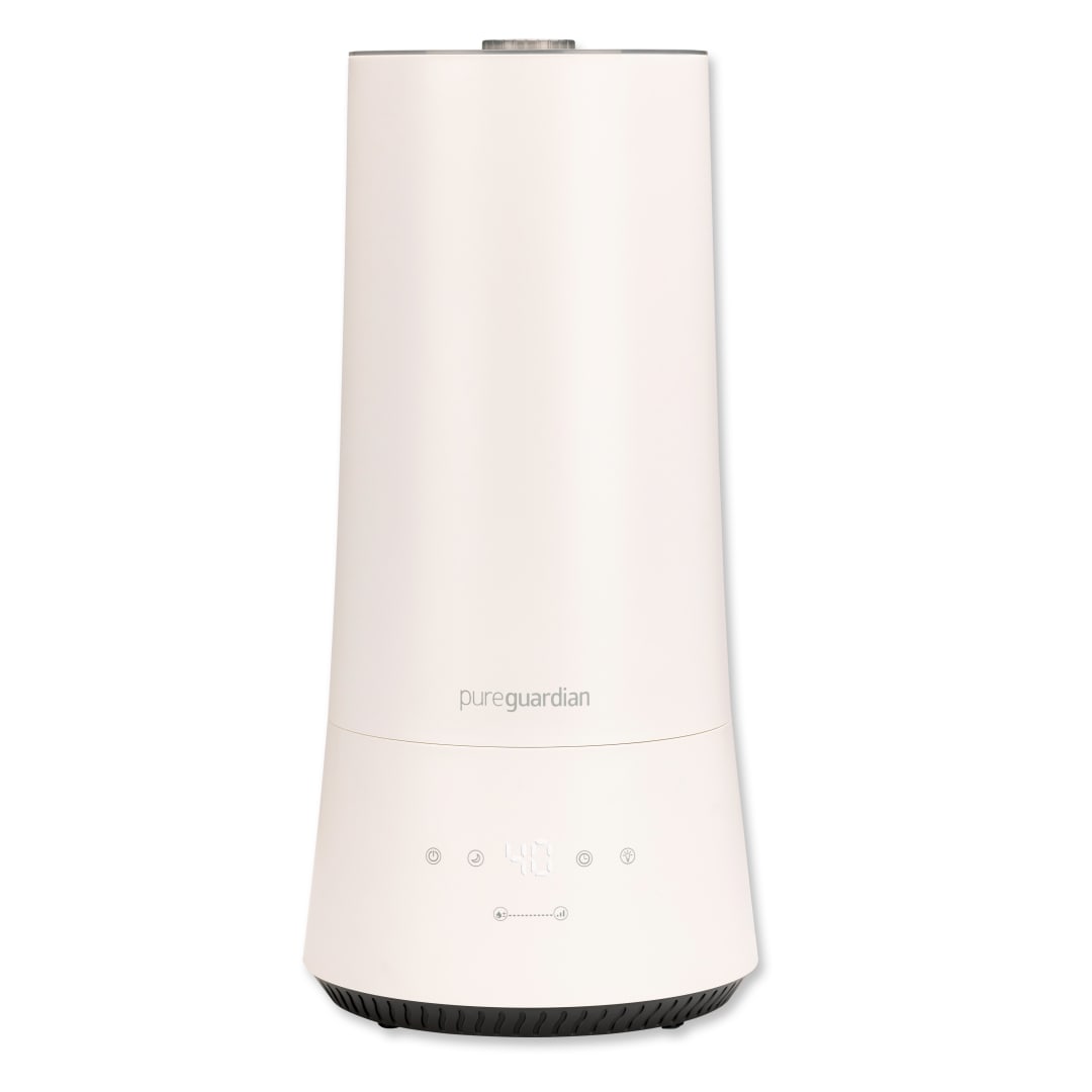 PureGuardian H997W 90-Hour Ultrasonic Humidifier with Humidistat, 1.6 Gallon