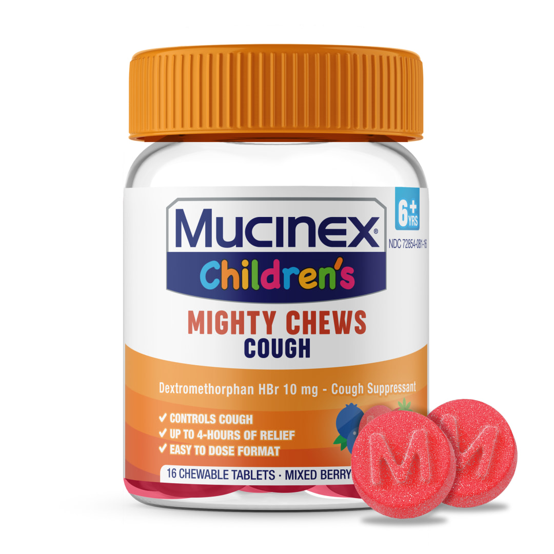 MUCINEX® Children`s Mighty Chews - Cough 24/16 ct.