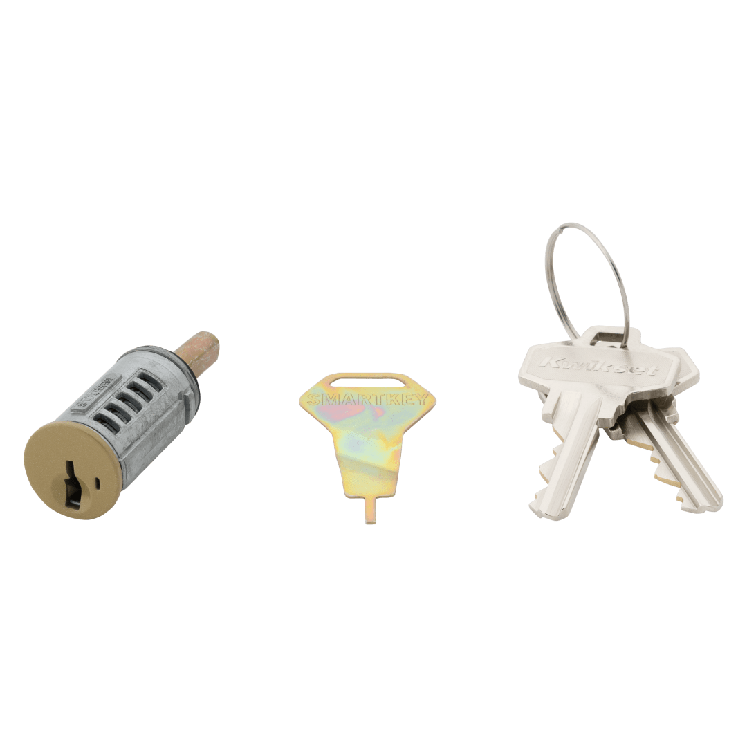 C-Keyway Exterior Double Cylinder for Polished Brass or Antique Brass Finish