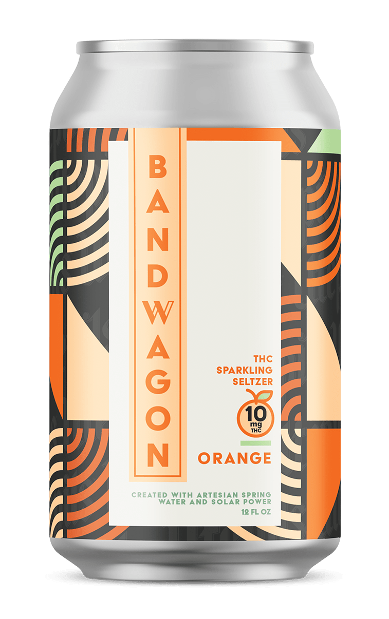 Bandwagon Thc Orange 10MG 1S Can 6/4PK 12Z