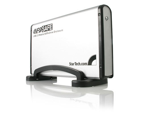 InfoSafe 3.5" USB 2.0 SATA Hard Drive Enclosure