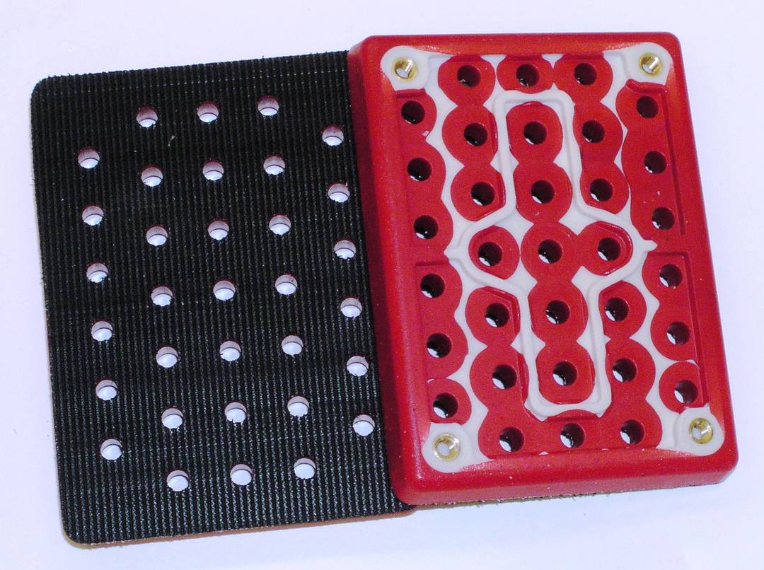 Suporte 3M™ Hookit™ Clean Sanding™, 76x101mm, 3 Furos - PN20435