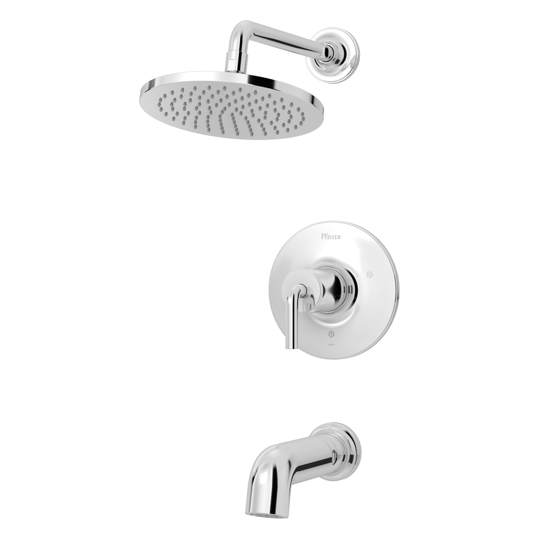 Tenet 1-Handle Tub & Shower Trim in Polished Chrome