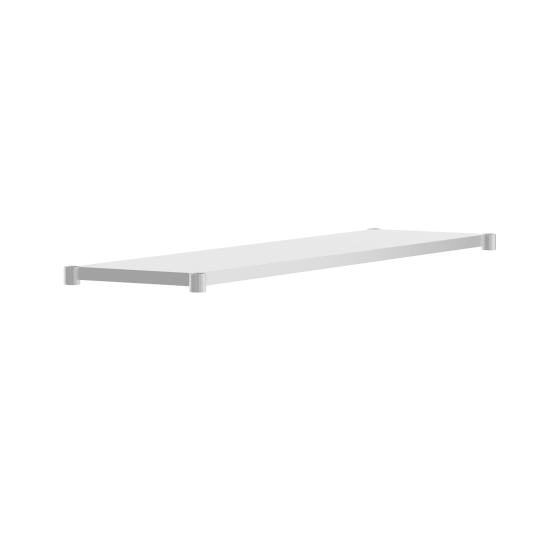 Woodford Galvanized Under Shelf for Prep and Work Tables - Adjustable Lower Shelf for 24" x 72" Stainless Steel Tables