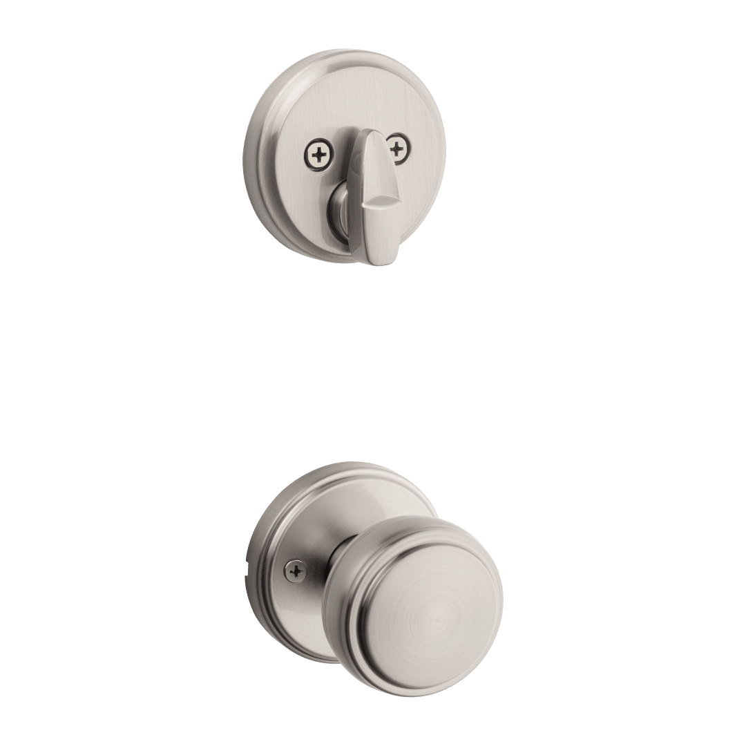 971 Single Cylinder Interior Pack w/ Sora Knob in Satin Nickel