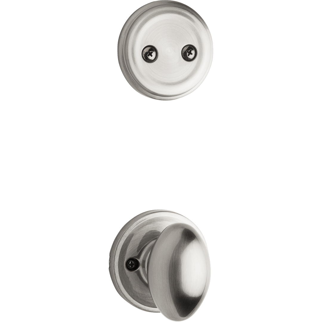 968 Dummy Interior Pack w/Laurel Knob for Signature Series Handlesets in Satin Nickel
