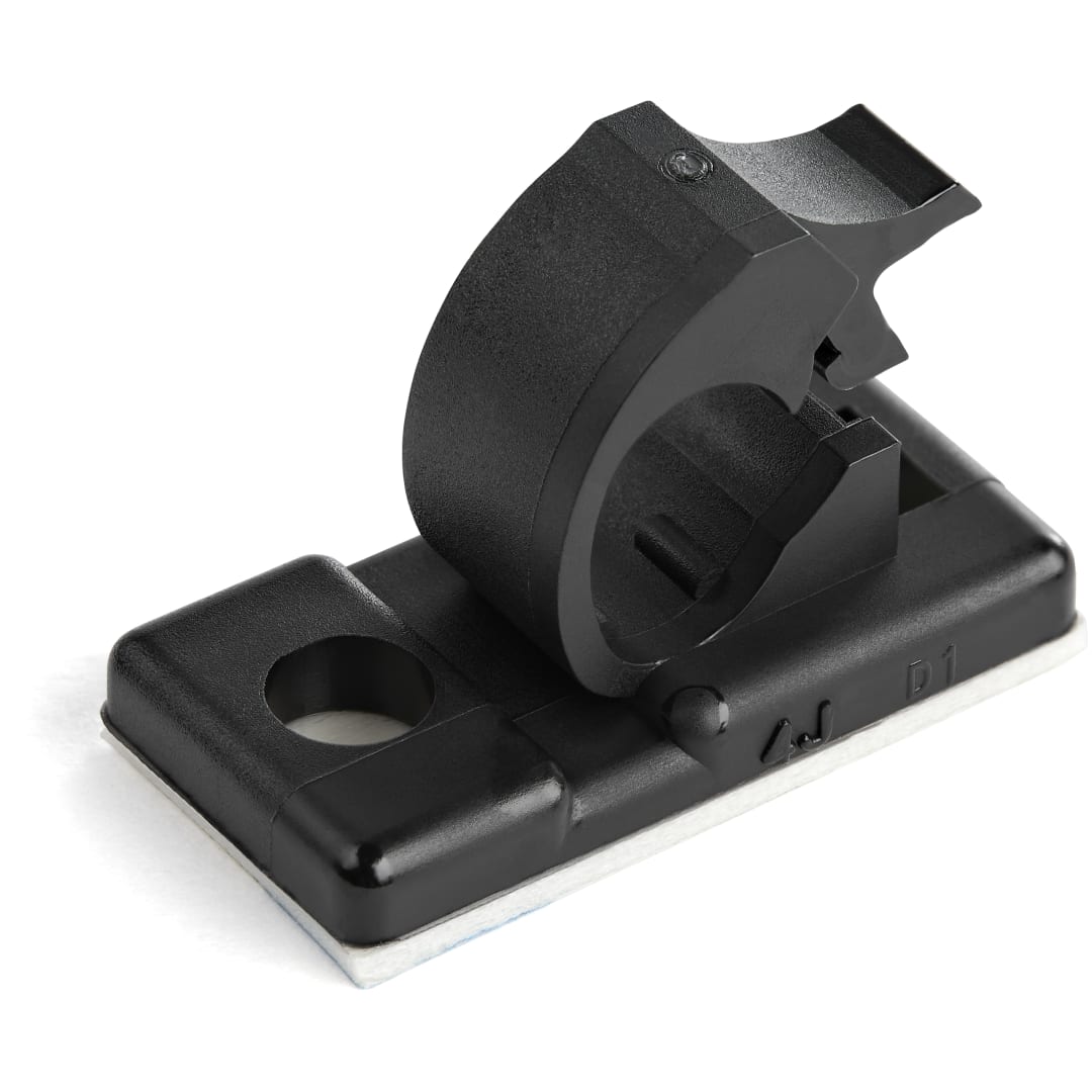 100 Pack of Self-Adhesive Cable Clamp - Small
