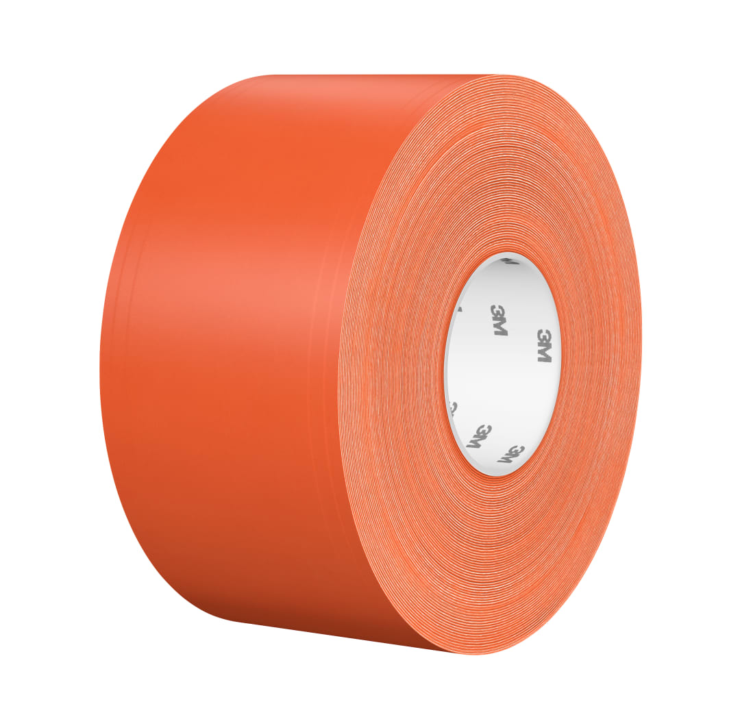 3M™ Dayanıklı Yer İşaretleme Bandı 971L, Turuncu, 609.6 mm x 32.9 m, 0.43 mm