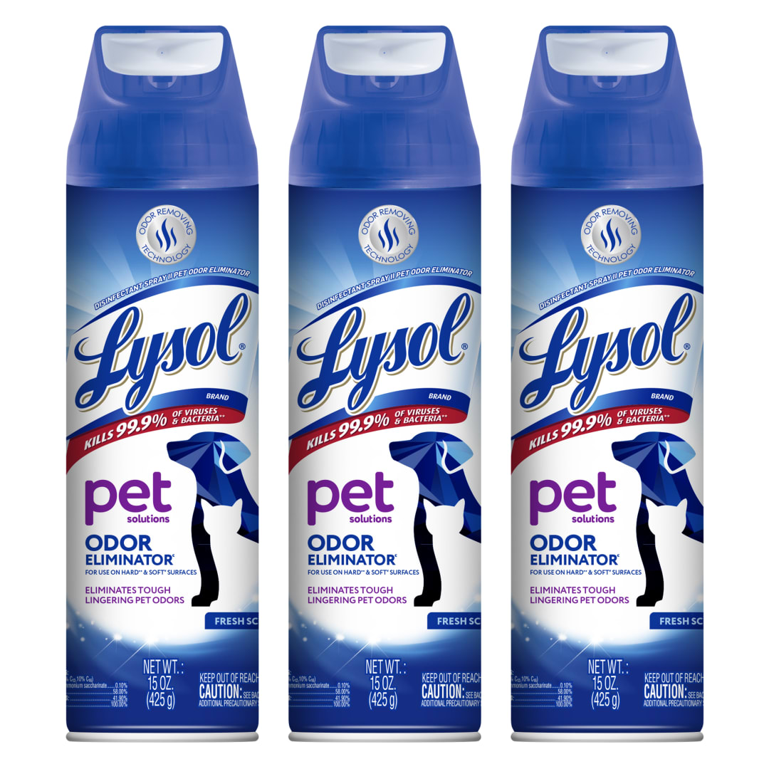 LYSOL® Pet Odor Eliminator 4/(3x15) oz.