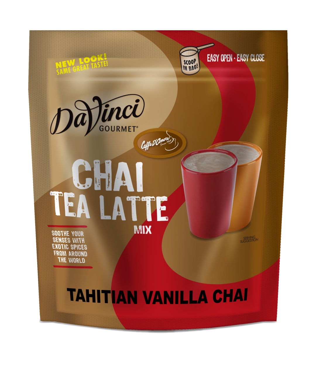 DaVinci Gourmet Tahitian Vanilla Chai, 5 x 3 lb