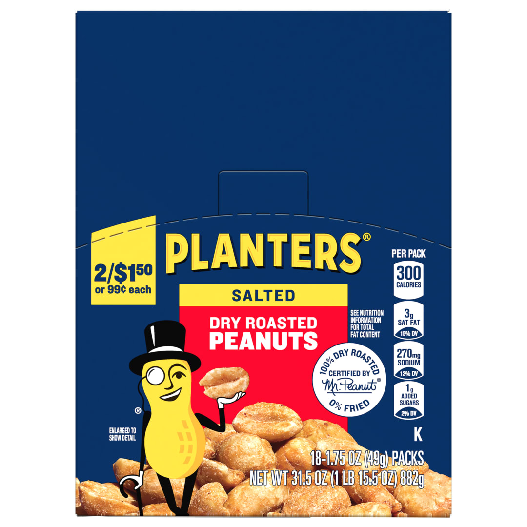 PLANTERS Dry Roasted Peanuts