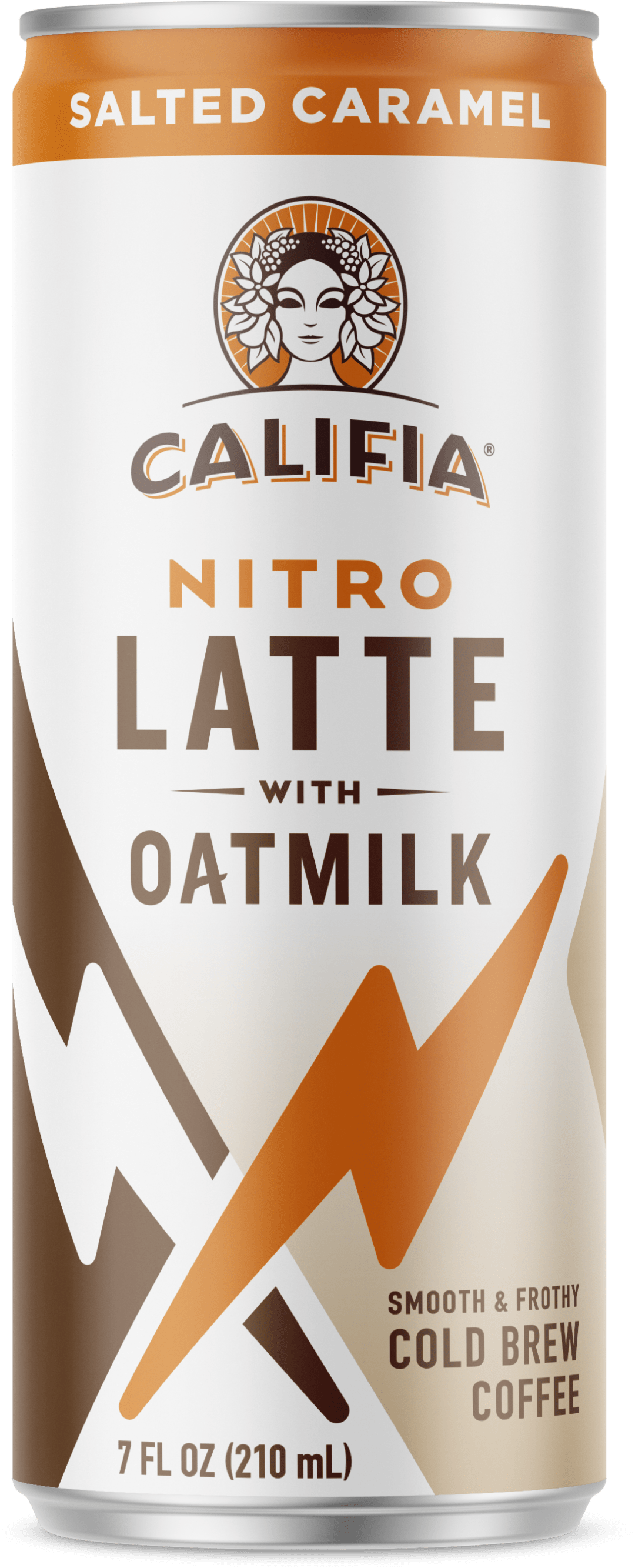 Salted Caramel Nitro Draft Latte Cold Brew Coffee with Oat Milk
